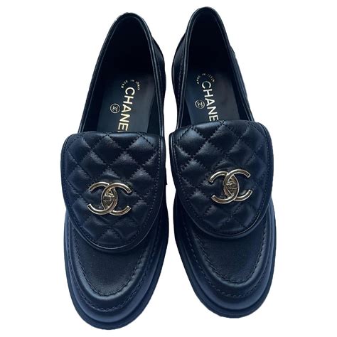 mocassin chanel|chanel moccasin loafers price.